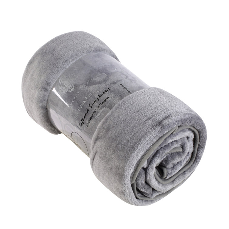 Wayfair Basics™ Mink Faux Fur Blanket & Reviews Wayfair.co.uk